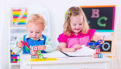 Toddlers in care at The Learning Center of Columbus