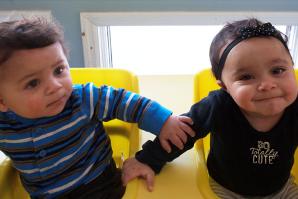 toddlers bonding at The Learning Center Daycare